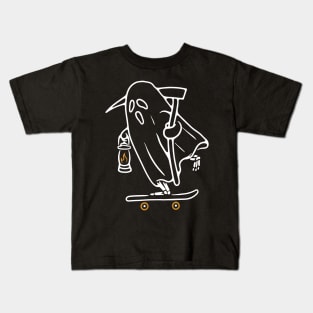 Ghost Skateboarding Kids T-Shirt